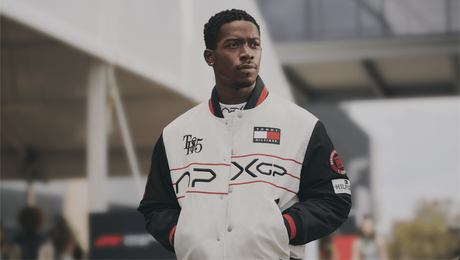 Tommy Hilfiger Partners With Cadillac Formula 1 Team for a Bold Fashion-Fueled Motorsport Future Brad Pitt and Damson Idris F1 the Movie